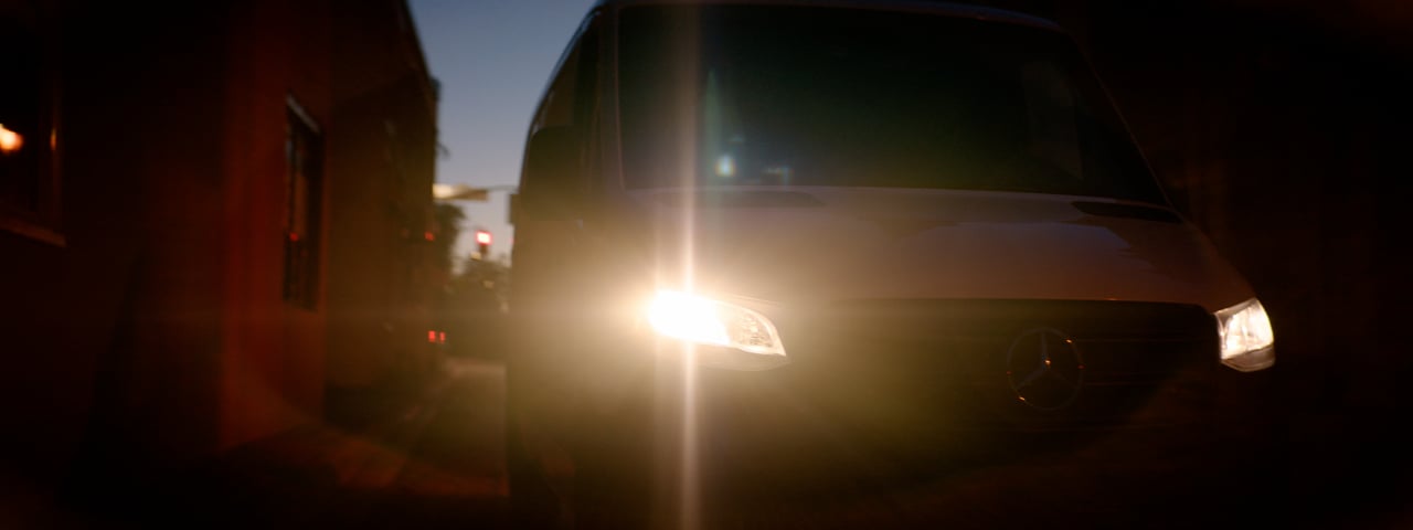 Still from Mercedes-Benz Vans × La Rocca Cakes